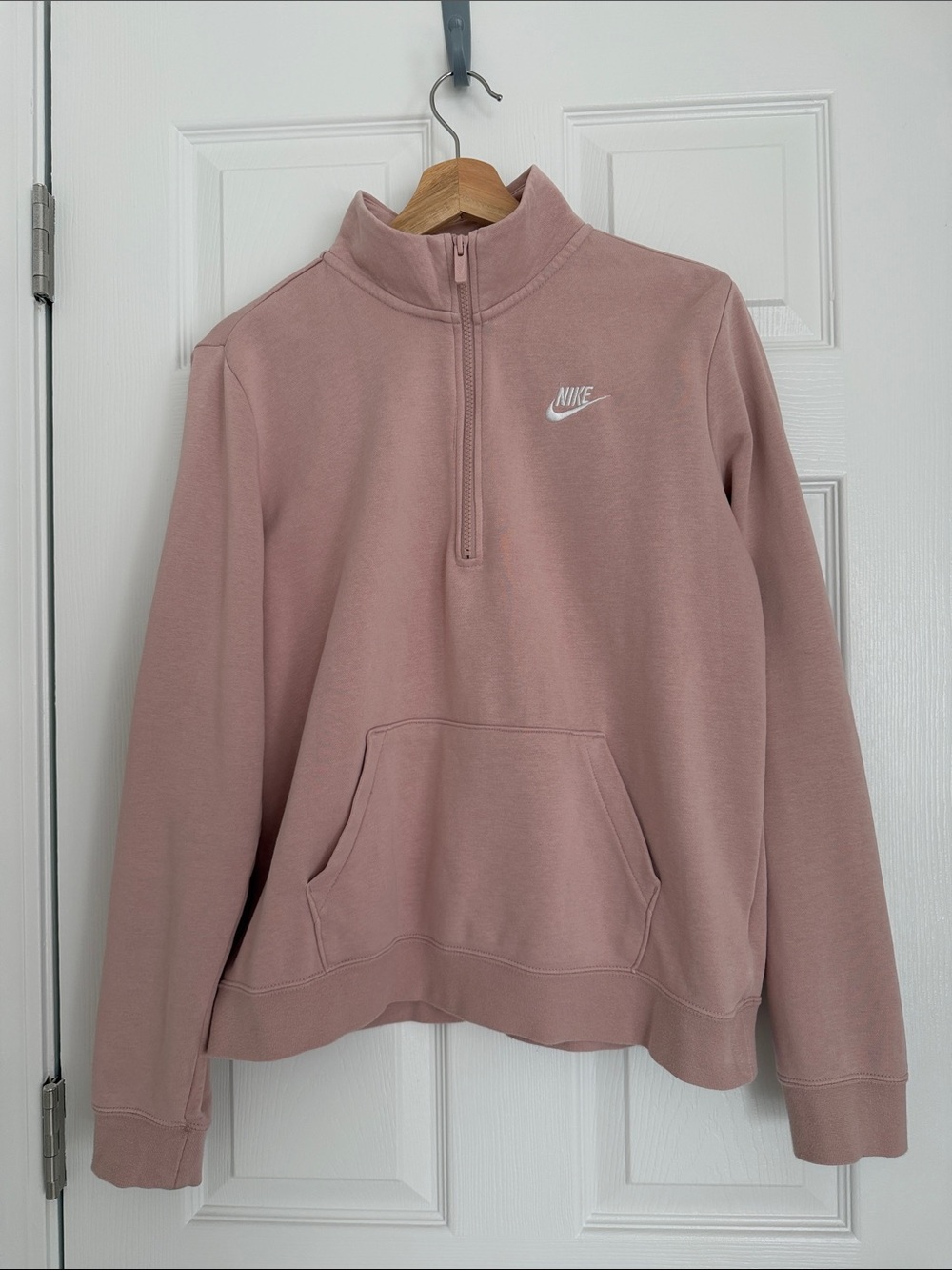 Nike Dusty Rose Half-Zip Pullover